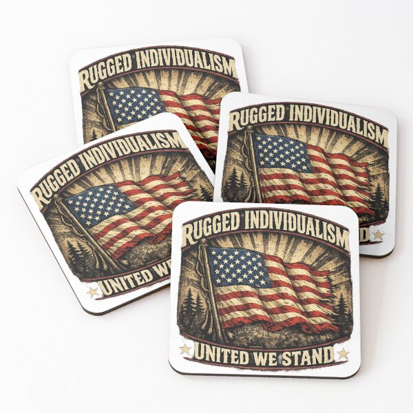 Item preview, Rugged Individualism United We Stand designed and sold by MelHer.