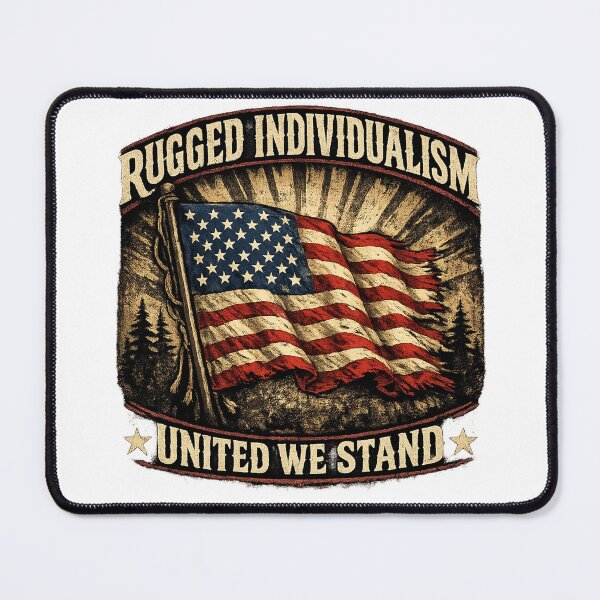 Item preview, Rugged Individualism United We Stand designed and sold by MelHer.