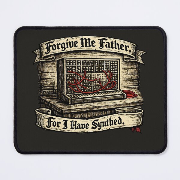 Item preview, Forgive Me Father, For I Have Synthed designed and sold by peaknerd.