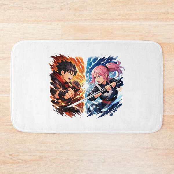 Item preview, Anime Fire vs Ice Battle designed and sold by Amr Siam.