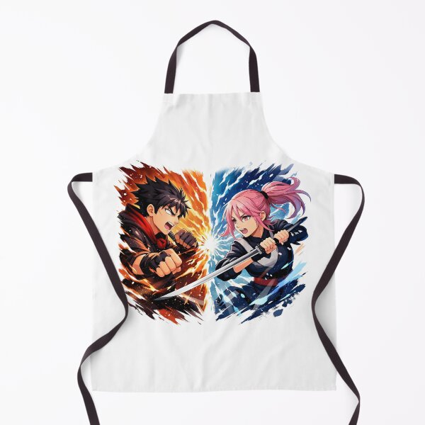 Item preview, Anime Fire vs Ice Battle designed and sold by Amr Siam.