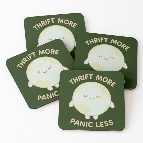 Item preview, Thrift More Panic Less The Earth Thanks You designed and sold by aMommysHobbies.