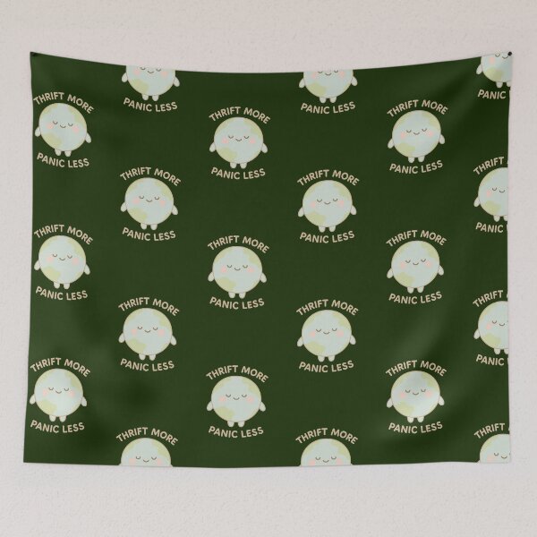Item preview, Thrift More Panic Less The Earth Thanks You designed and sold by aMommysHobbies.