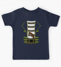 Cute Halloween Costume for Kids Pirate with Pistol Gun Kids Tee