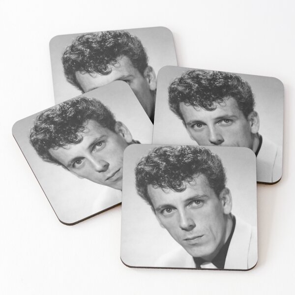 Item preview, Gene Vincent black and white portrait designed and sold by Bobby-Bucks.