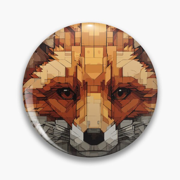 Artikelvorschau, Fuchs Portrait – Geometric Fox Art entworfen und verkauft von drizzd.