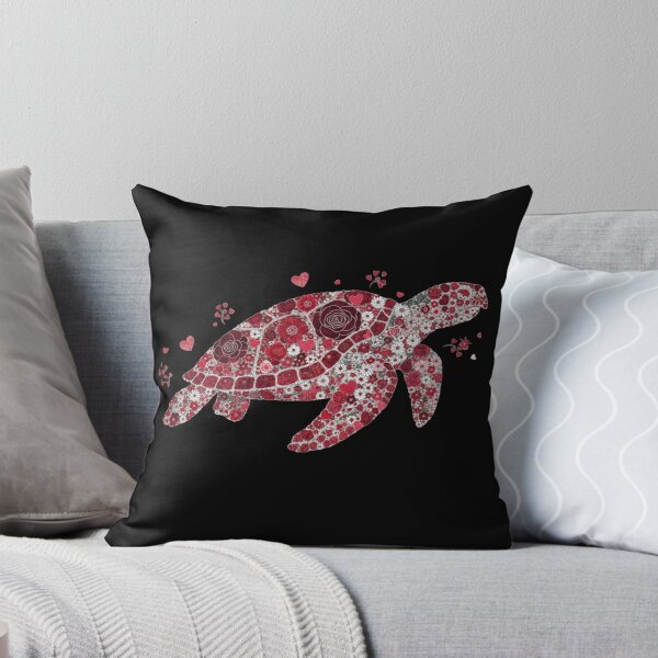 Item preview, Floral Sea Turtle Coastal Decor Ocean Lover designed and sold by salmzouriart.