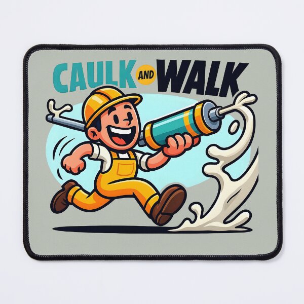 Item preview, Caulk and Walk - Carpenter Humor designed and sold by CarpenterSays.