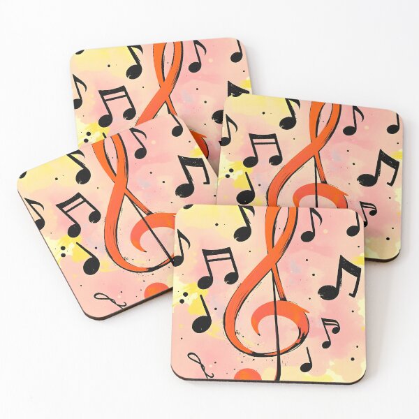 Item preview, Vivid Melody – Expressive Treble Clef Art designed and sold by M22--.
