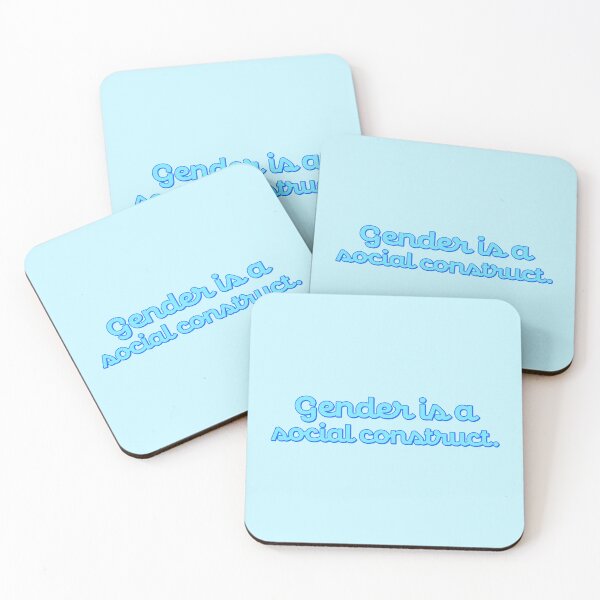 Item preview, Gender Is a Social Construct - Blue designed and sold by sillyjess.