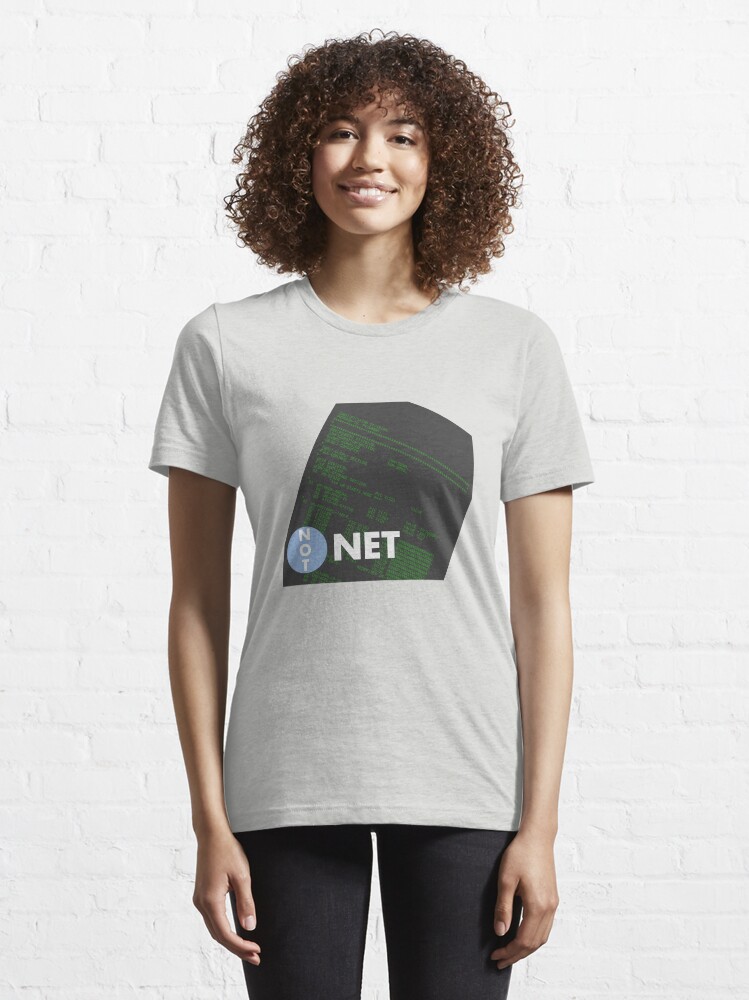 Alternate view of Not Dot Net Essential T-Shirt