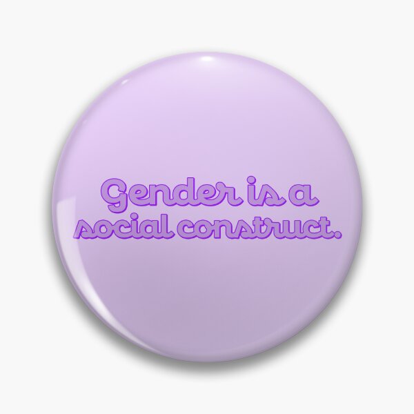Item preview, Gender Is a Social Construct - Lilac designed and sold by sillyjess.