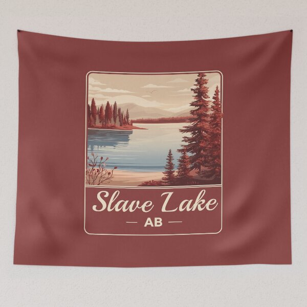 Item preview, Slave Lake Alberta Canada Travel Slave Lake AB Scenic Water & Forest Western Canada Nature Landscape Canadian Outdoors designed and sold by meganohm.