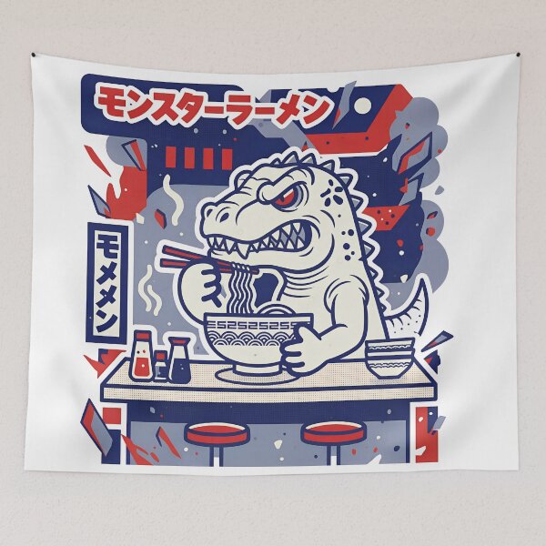 Item preview, Cute Japanese Monster Pop Art designed and sold by Timegraf.