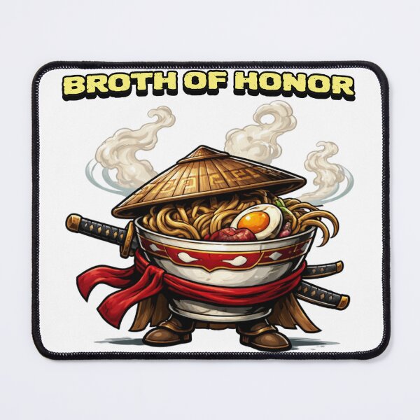 Item preview, Ramen Ronin Warrior – Fierce Japanese Food Samurai designed and sold by DigiWoosh.