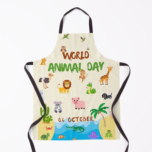 Item preview, World Animal Day designed and sold by GOLDENGARDENART.
