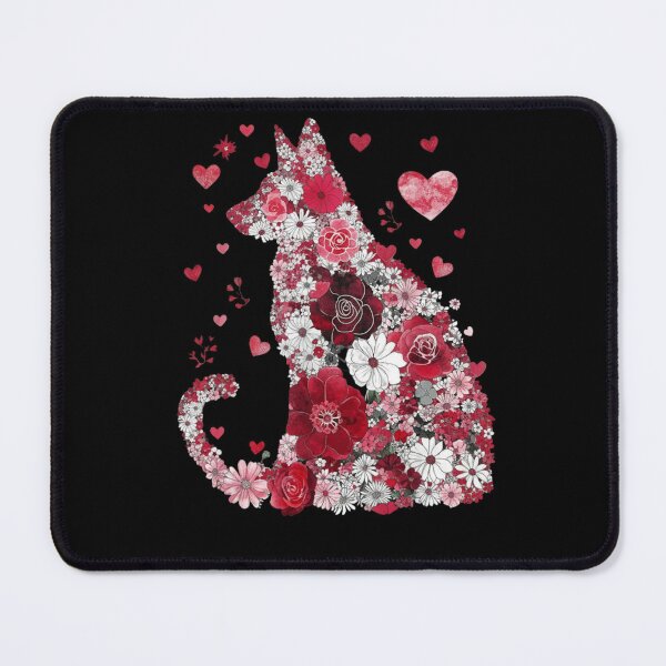 Item preview, Floral Dog Flowers Dog Lover Valentine's Day designed and sold by salmzouriart.