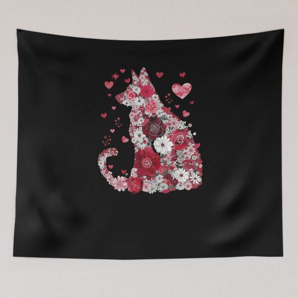Item preview, Floral Dog Flowers Dog Lover Valentine's Day designed and sold by salmzouriart.
