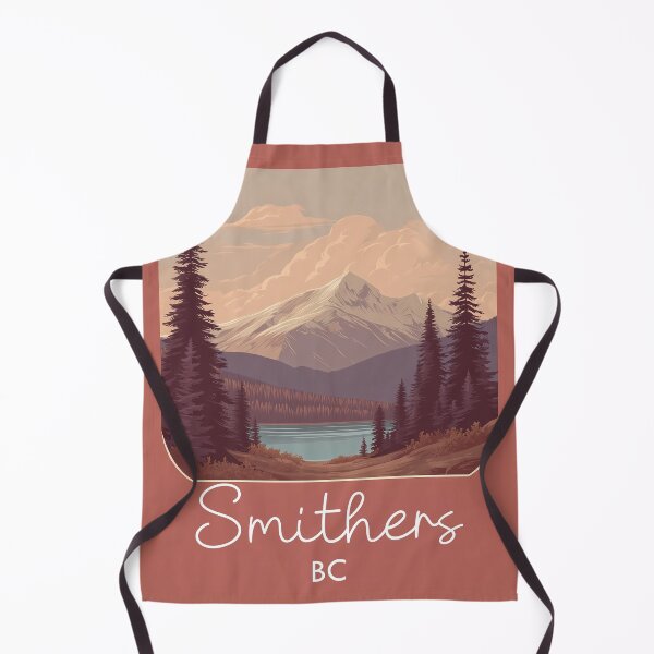 Item preview, Smithers British Columbia Canada Mountain Smithers BC Outdoor Landscape Canadian Rockies Lake Scene Illustration BC Nature designed and sold by meganohm.
