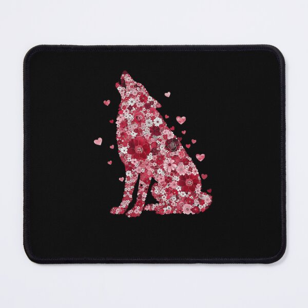 Item preview, Floral Wolf Valentines Day Love designed and sold by salmzouriart.