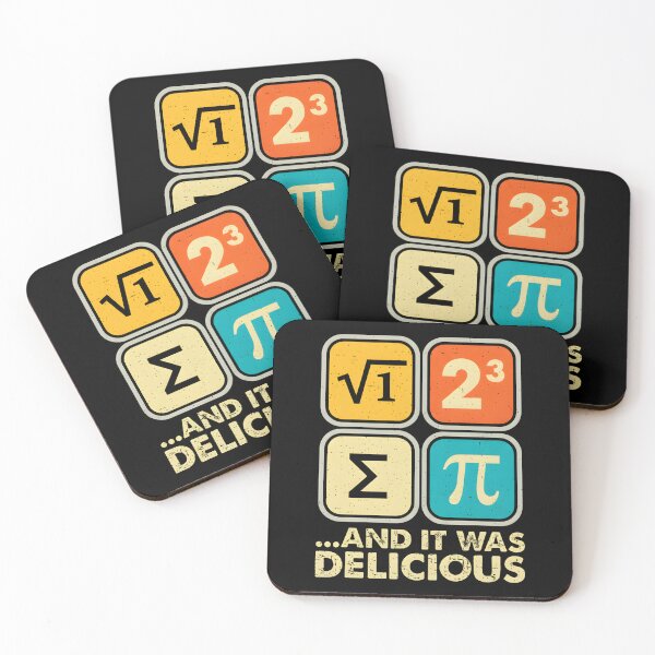 Item preview, Delicious Math Equation Pun designed and sold by Nocturnal-Vines.
