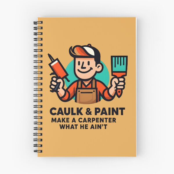 Item preview, Caulk and Paint Make a Carpenter What he Ain't designed and sold by CarpenterSays.