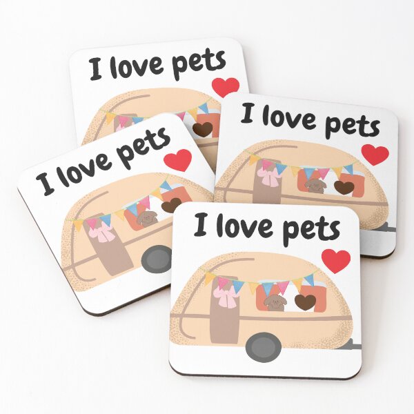 Item preview, CARAVAN WITH LITTLE ANIMALS FULL OF LOVE designed and sold by VanSpirit.