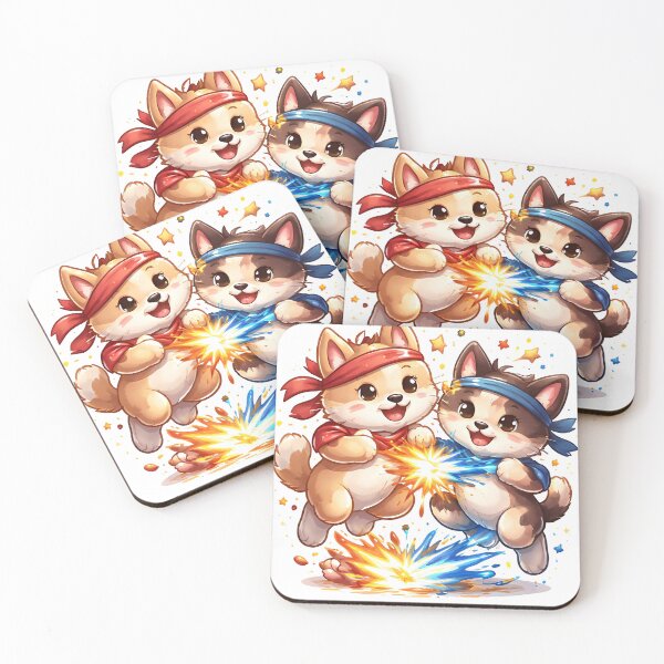 Item preview, Cute Fire vs Ice Puppies designed and sold by Amr Siam.