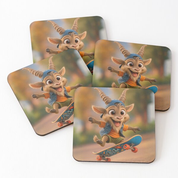 Item preview, Skater Markhor Goat designed and sold by Sillytoe.
