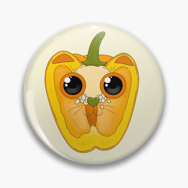Item preview, Yellow Bell Pepper Cat designed and sold by ensdraws.