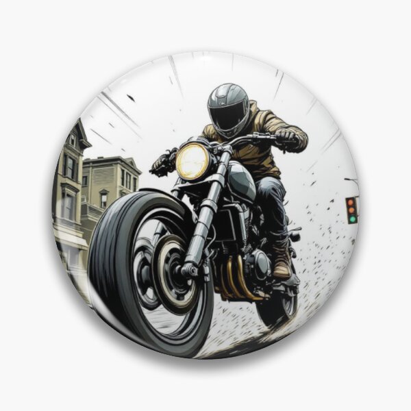 Item preview, Biker, chopper, motorcycle, funny, motorcyclist designed and sold by Safety-MediaDesign.