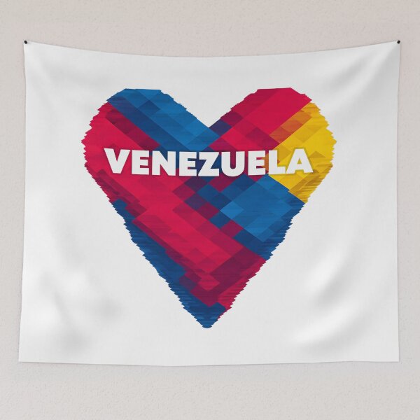 Item preview, Venezuela Woven Heart Flag Design designed and sold by Collintorrio.