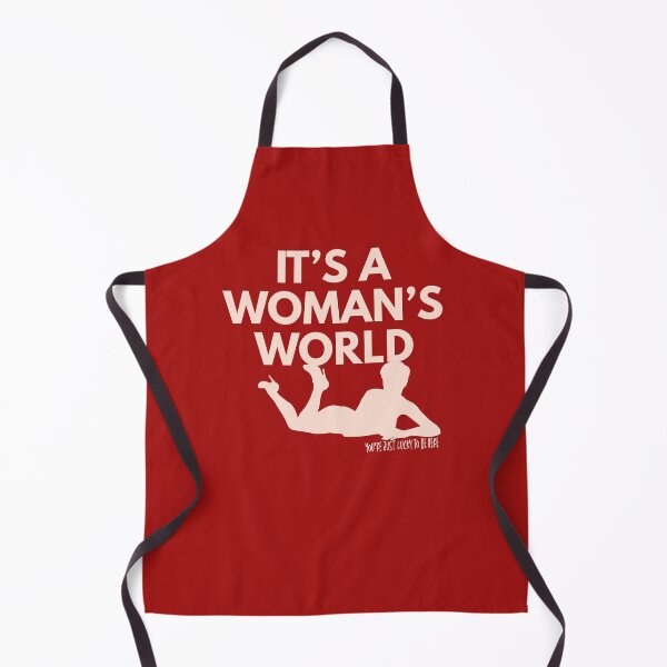 Item preview, It's a woman's world, you're just lucky to be here designed and sold by Keeping Art Heavenly.