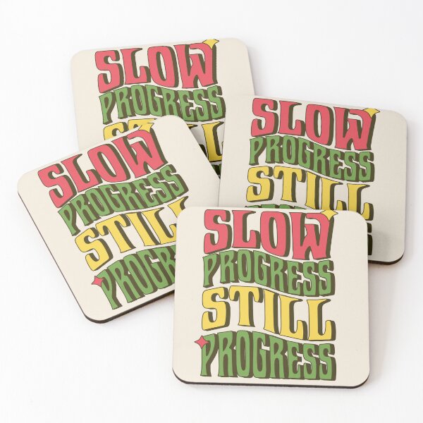 Item preview, Progress Over Perfection – Vintage Style Inspirational Quote Art designed and sold by doodledat.