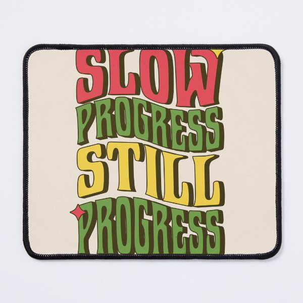 Item preview, Progress Over Perfection – Vintage Style Inspirational Quote Art designed and sold by doodledat.