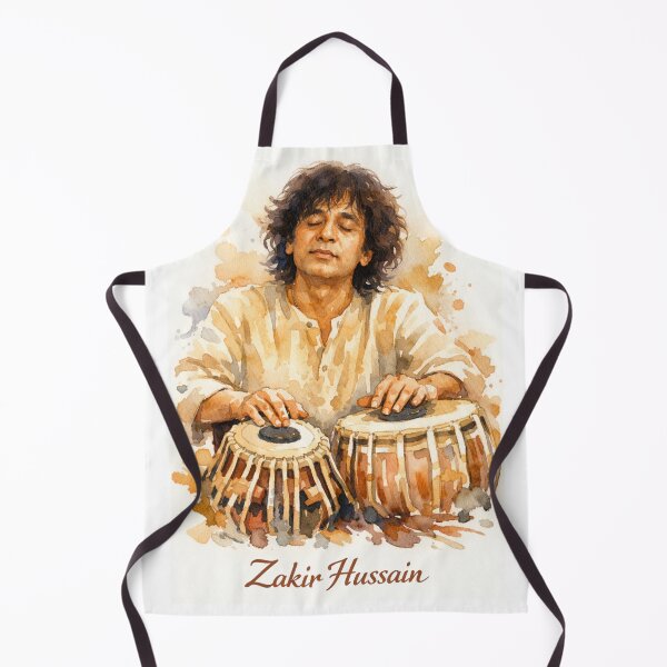 Item preview, Ustad Zakir Hussain Playing Tabla designed and sold by Sarcastic designs.