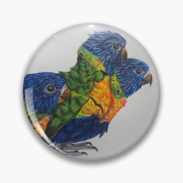 Item preview, Baby Rainbow Lorikeets designed and sold by SnowpeaSoph.
