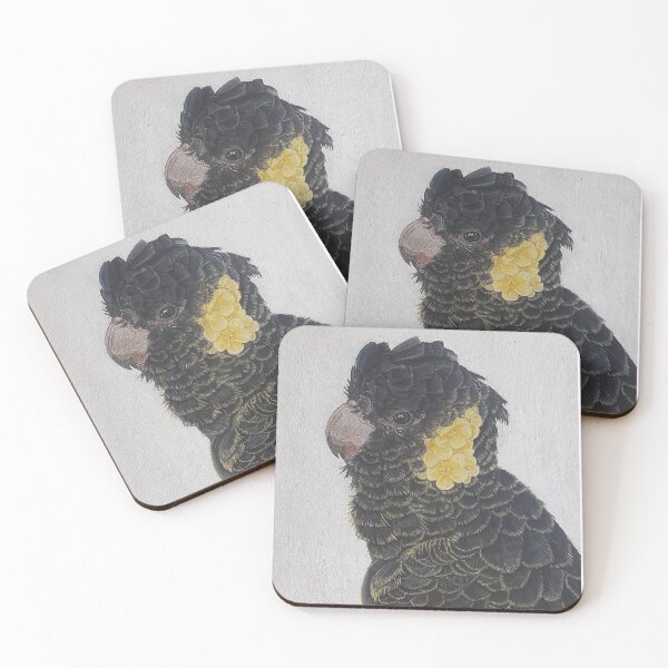 Item preview, Yellow tailed black cockatoo designed and sold by SnowpeaSoph.