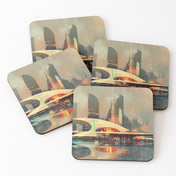 Item preview, Radiant Nexus: Futurist City Pavilion designed and sold by NeoNebulaArt.