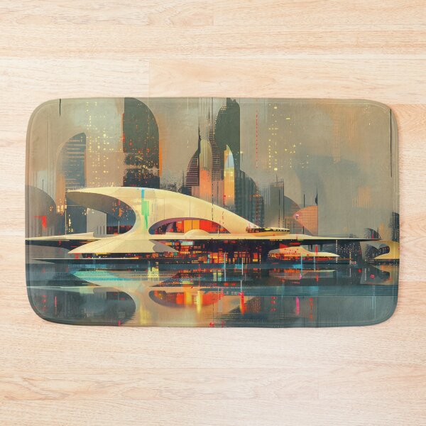 Item preview, Radiant Nexus: Futurist City Pavilion designed and sold by NeoNebulaArt.