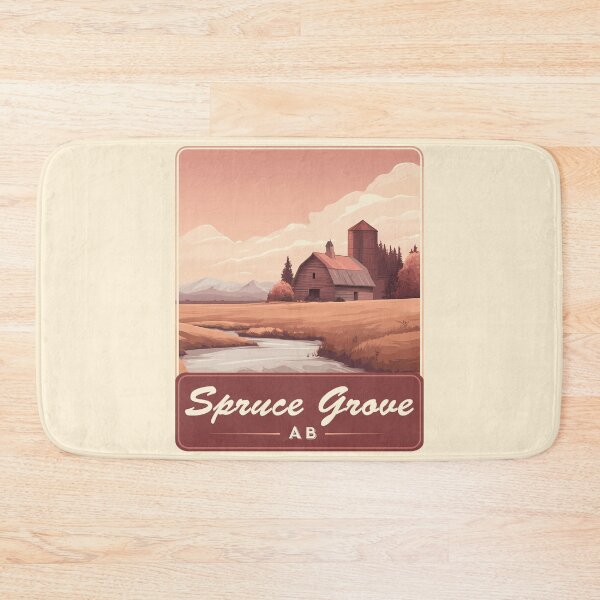 Item preview, Spruce Grove Alberta Country Road Spruce Grove AB Field & Barn Landscape Rural Canada designed and sold by meganohm.