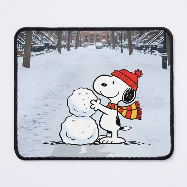 Item preview, Peanuts - Snoopy Building a Snowman designed and sold by MoonhazeeCo.