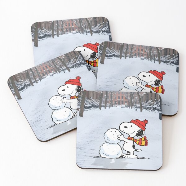 Item preview, Peanuts - Snoopy Building a Snowman designed and sold by MoonhazeeCo.