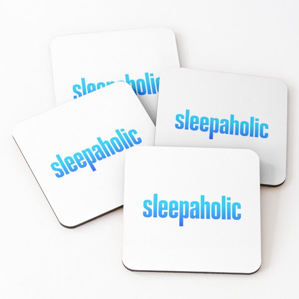Item preview, Sleepaholic, Blue Typography designed and sold by Memes N Lore .
