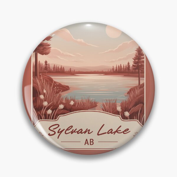 Item preview, Sylvan Lake Alberta Canada Nature Sylvan Lake AB Scenic Landscape Canadian Lakeside Art Alberta designed and sold by meganohm.