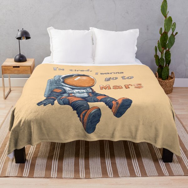 Item preview, Tired Astronaut I Wanna Go to Mars Illustration designed and sold by SyberGen.
