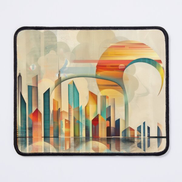 Item preview, Horizon in Motion: Abstract Citylight designed and sold by NeoNebulaArt.
