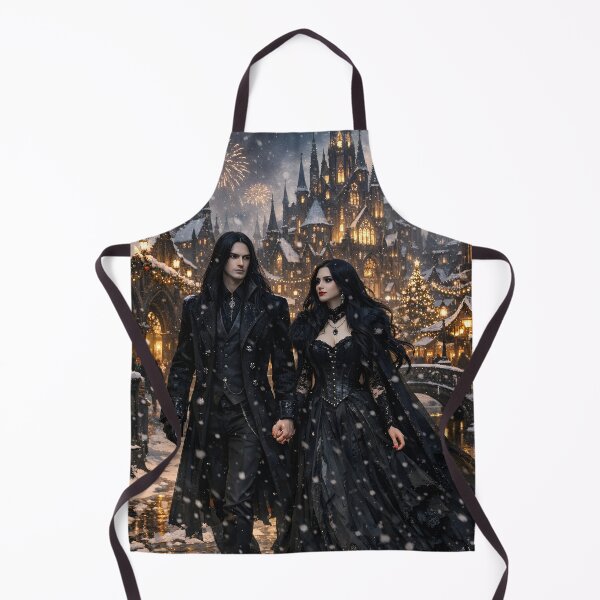 Item preview, Dark silhouettes in an enchanted city designed and sold by KunstGeist.