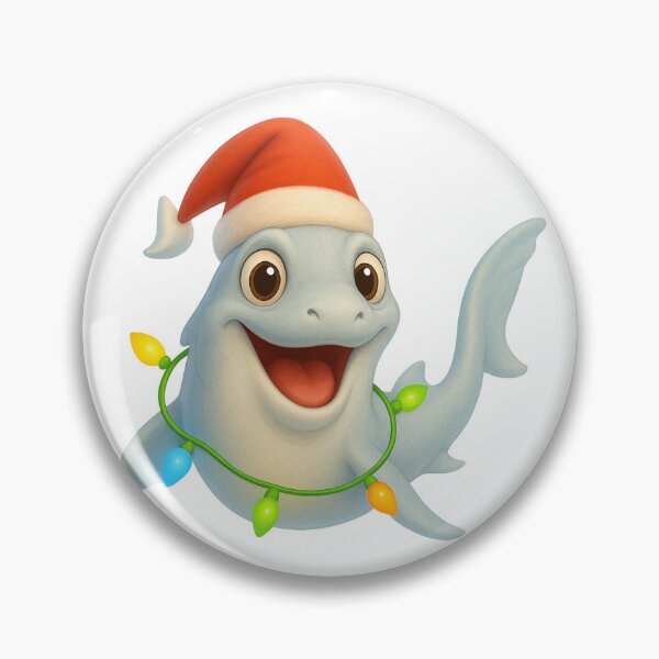 Item preview, Christmas Ghost Shark designed and sold by Sillytoe.