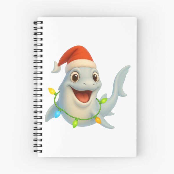 Item preview, Christmas Ghost Shark designed and sold by Sillytoe.